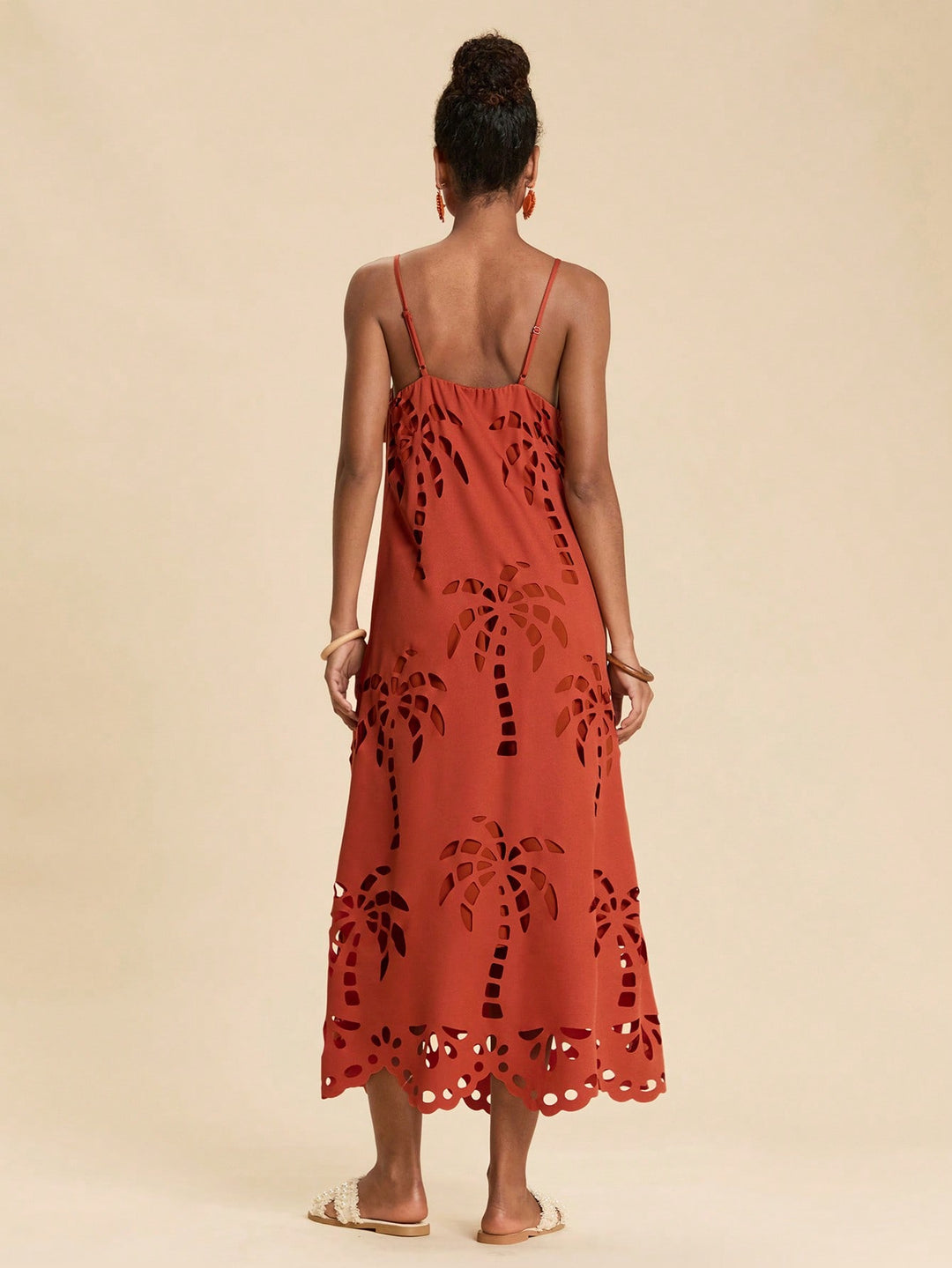 Rochie maxi SHEIN, maro