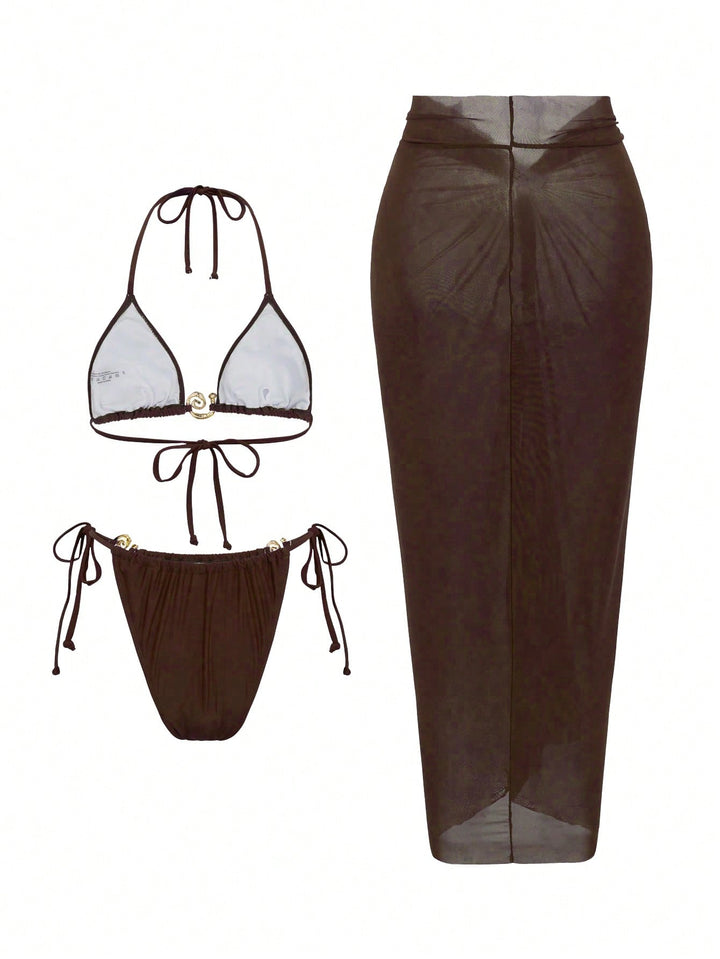 Set bikini SHEIN, maro