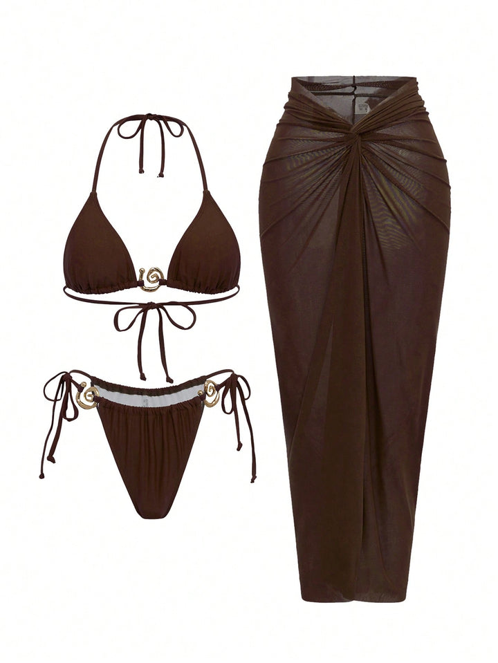 Set bikini SHEIN, maro