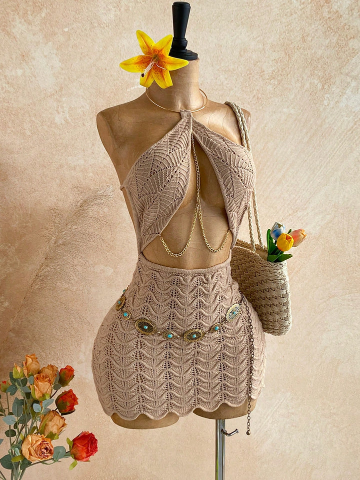 Rochie SHEIN, kaki