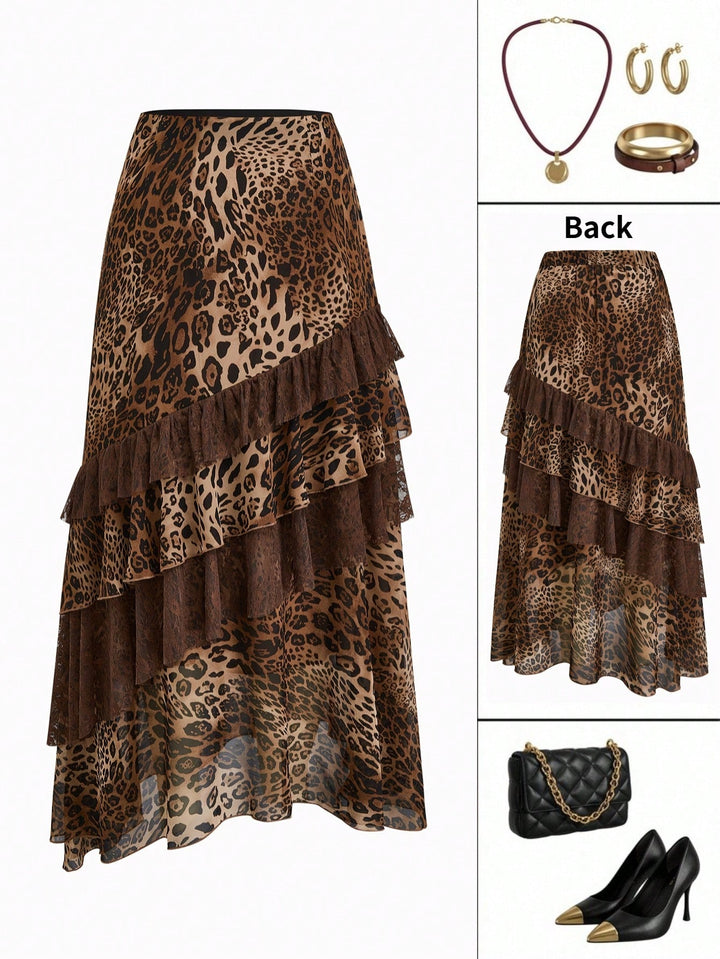 Fustă maxi SHEIN, mix culori