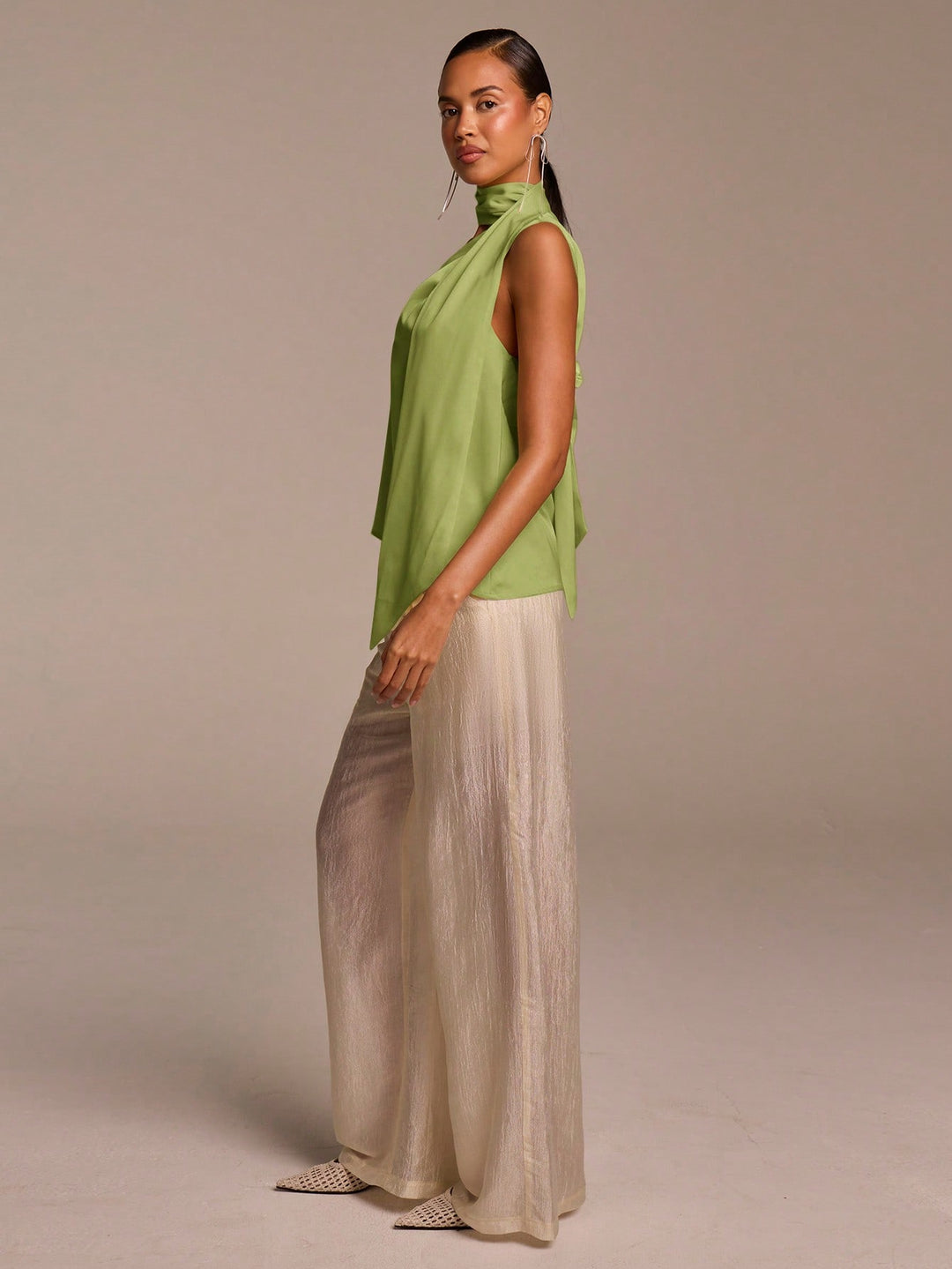 Top SHEIN, verde