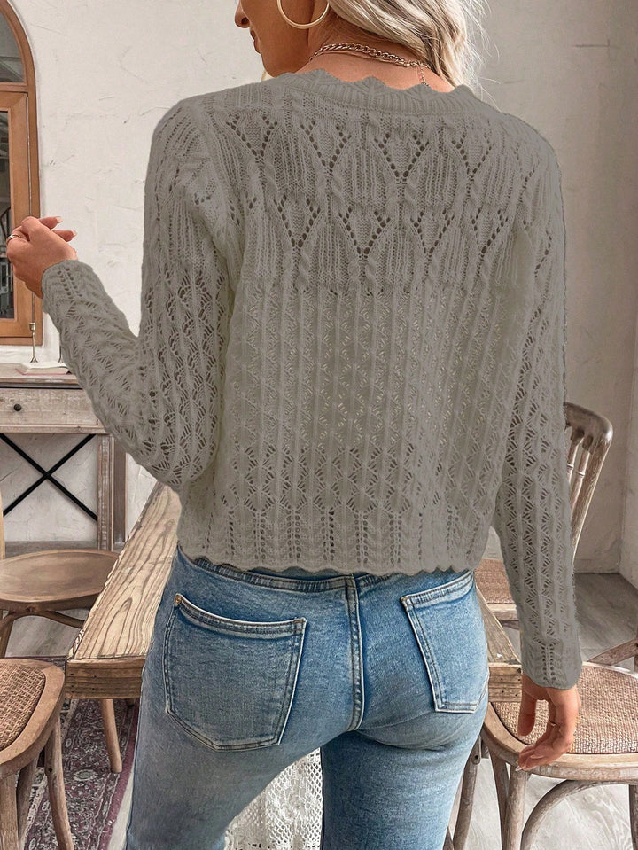 Cardigan SHEIN, maro