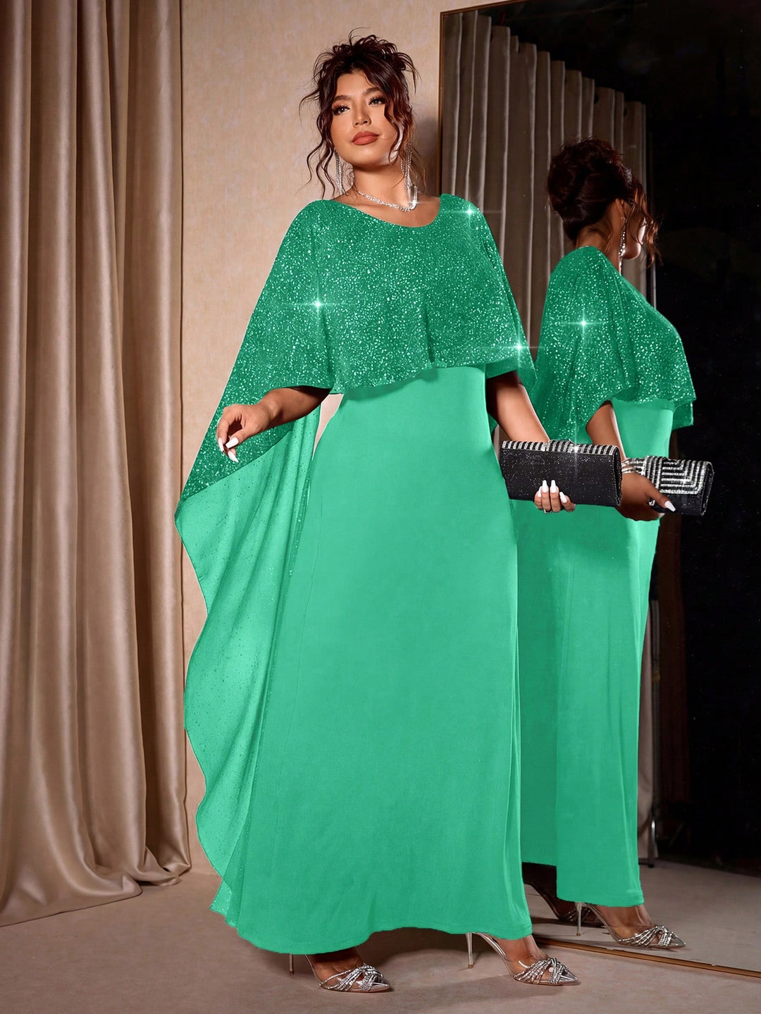 Rochie SHEIN, verde