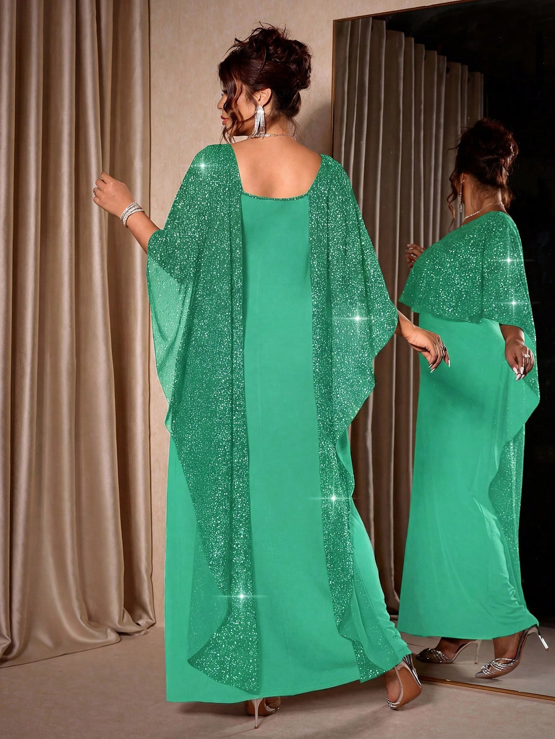 Rochie SHEIN, verde