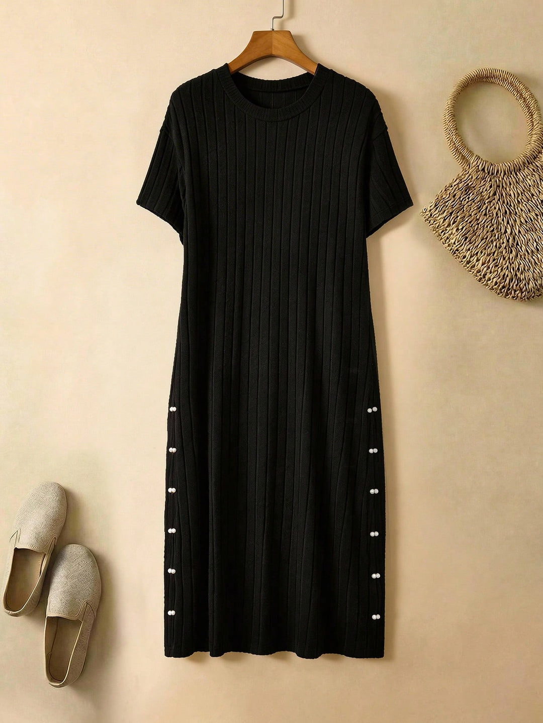 Rochie midi SHEIN, negru