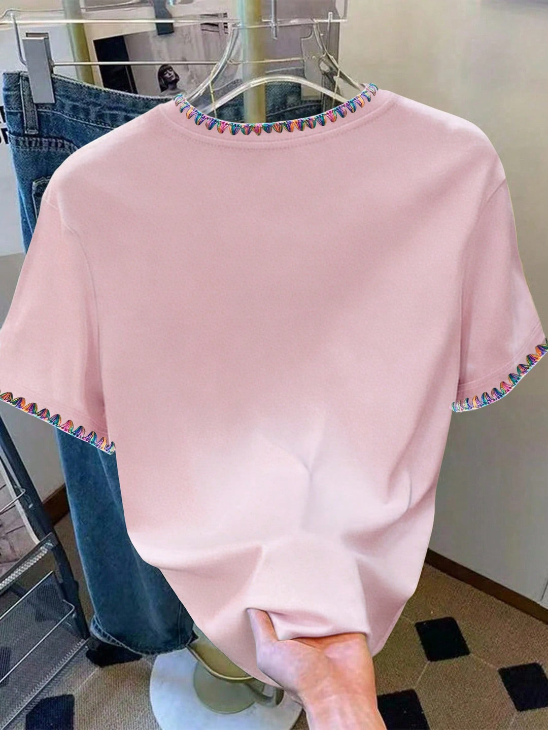 Tricou SHEIN, roz