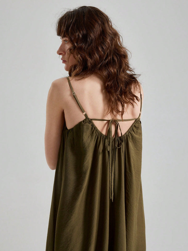 Rochie maxi SHEIN, kaki