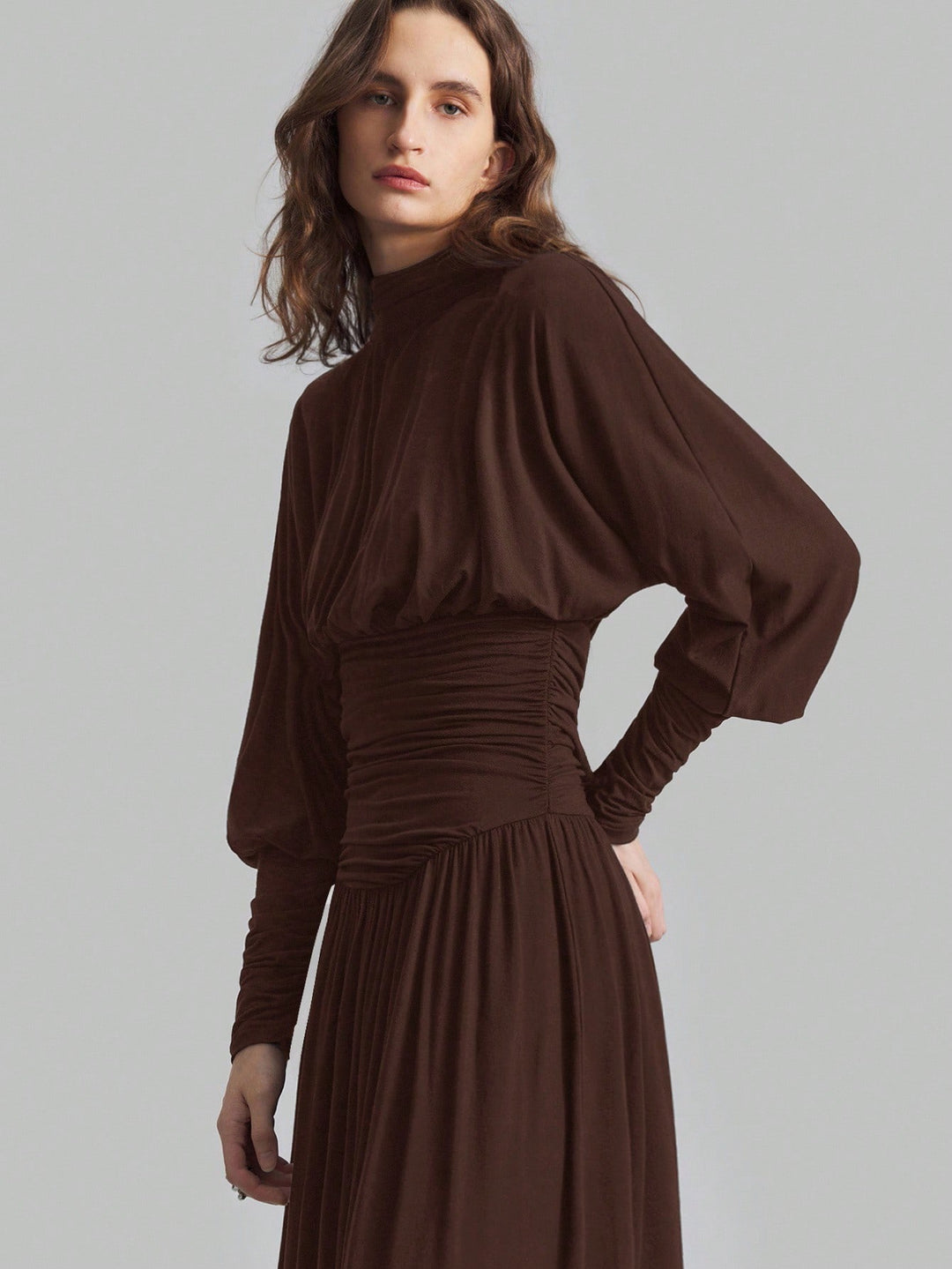 Rochie maxi SHEIN, maro