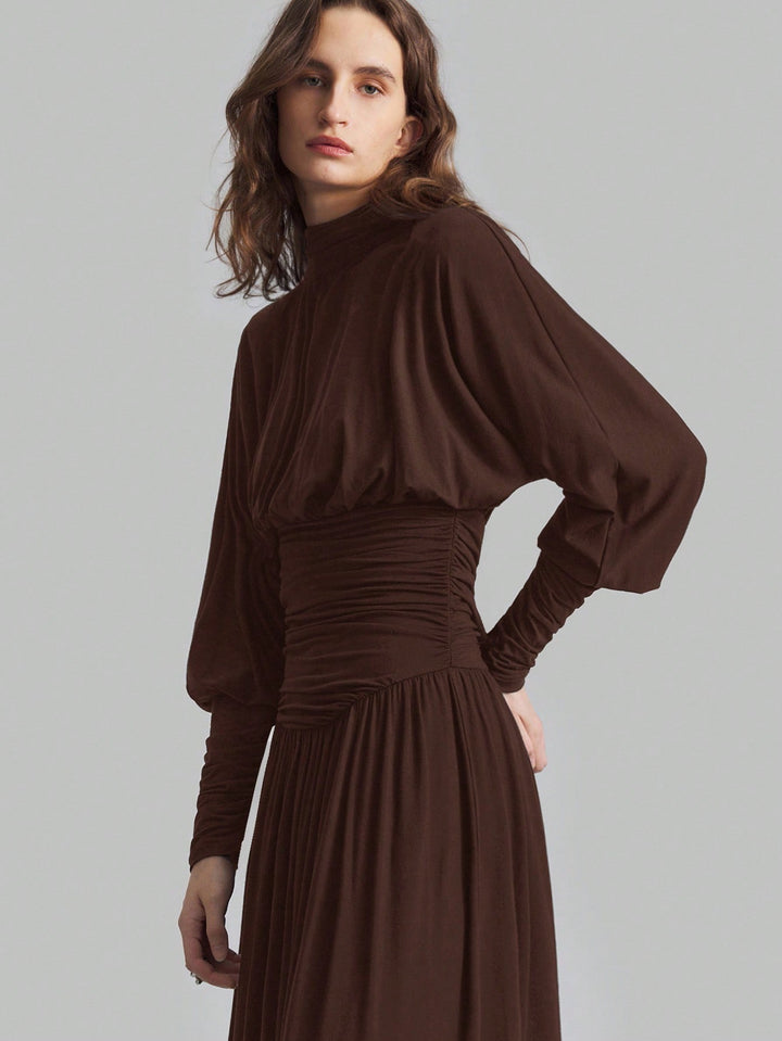 Rochie maxi SHEIN, maro