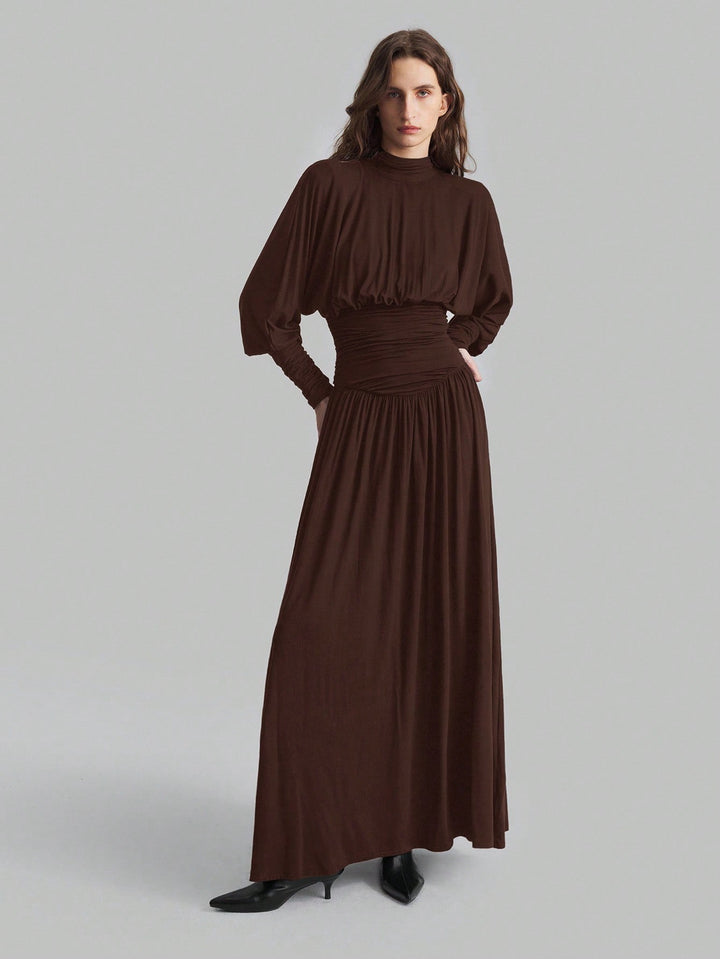 Rochie maxi SHEIN, maro