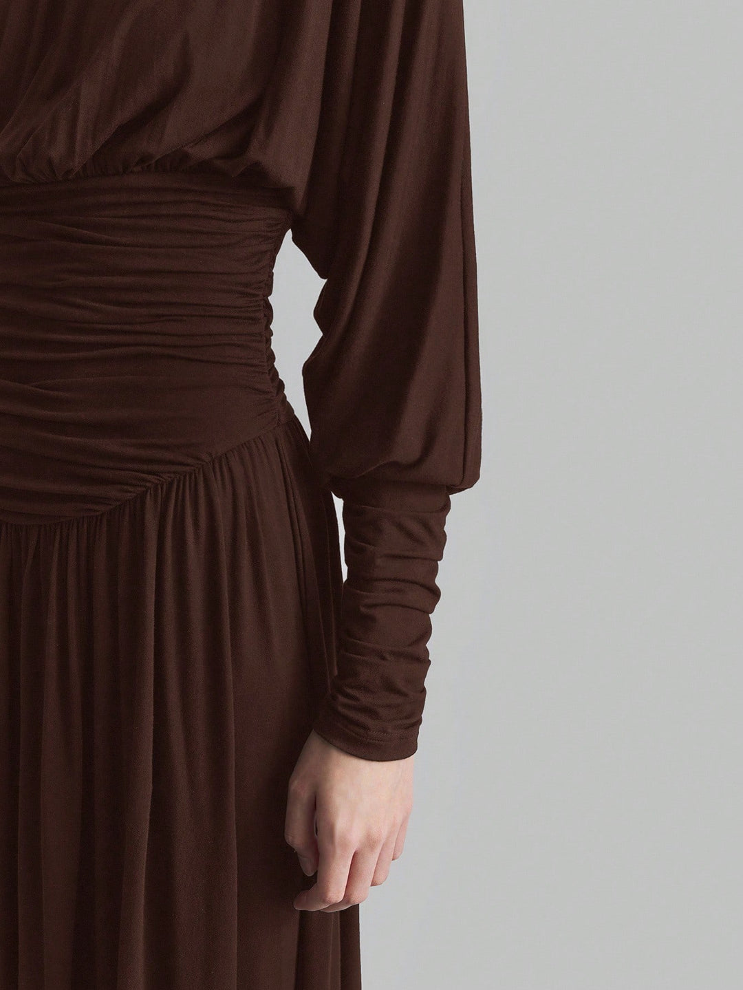 Rochie maxi SHEIN, maro