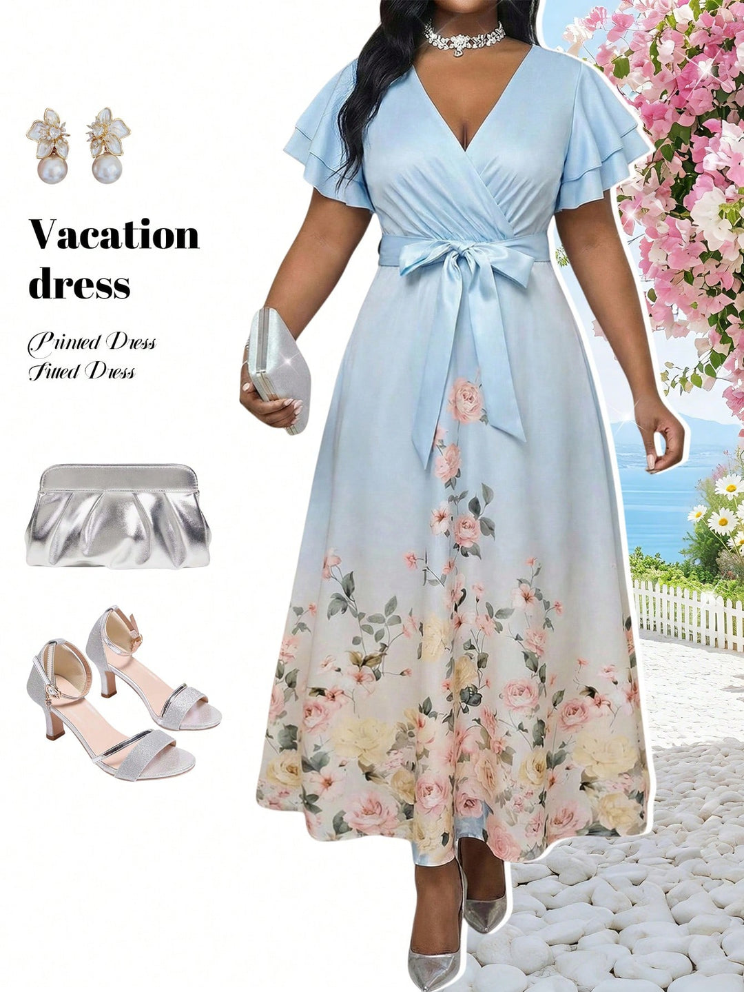 Rochie SHEIN, albastru