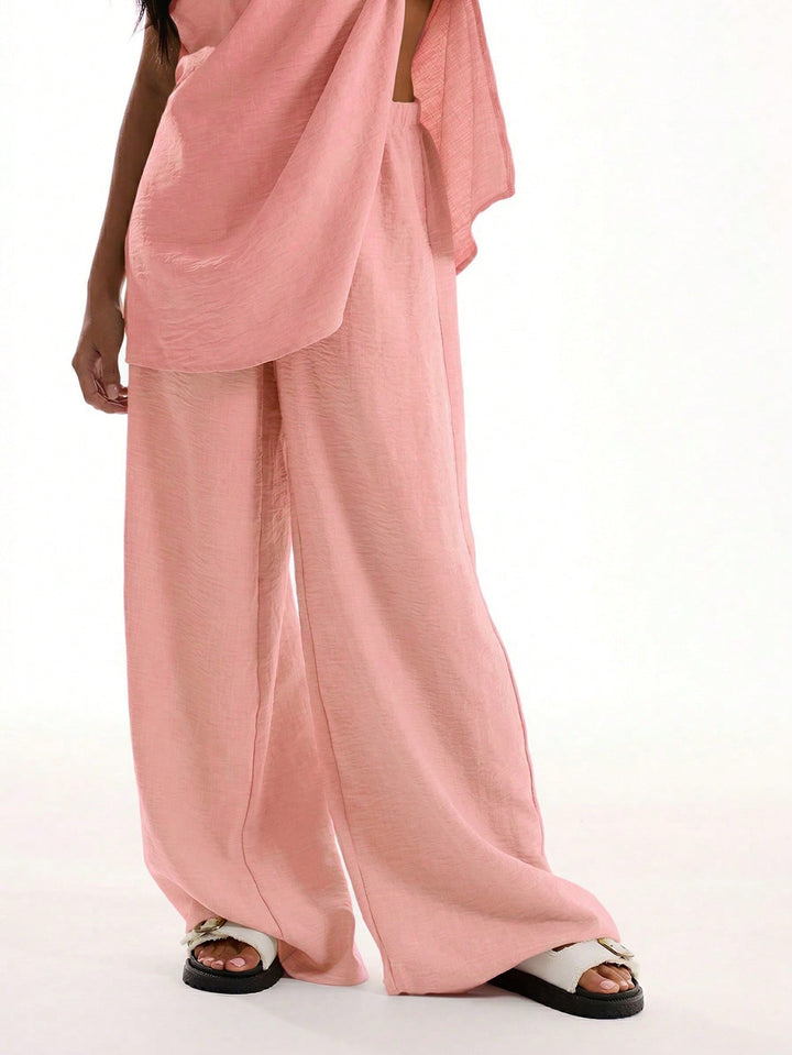 Pantaloni SHEIN, roz