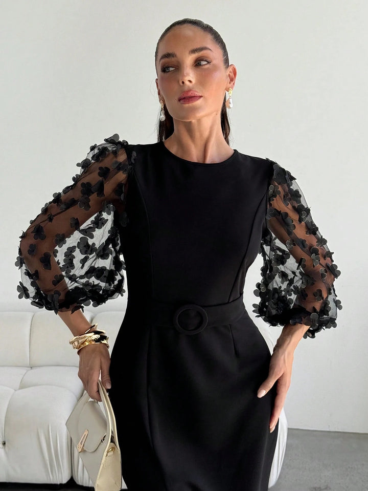 Rochie midi SHEIN, negru