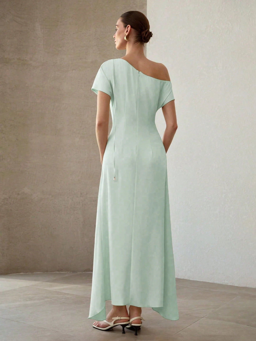 Rochie maxi SHEIN, verde
