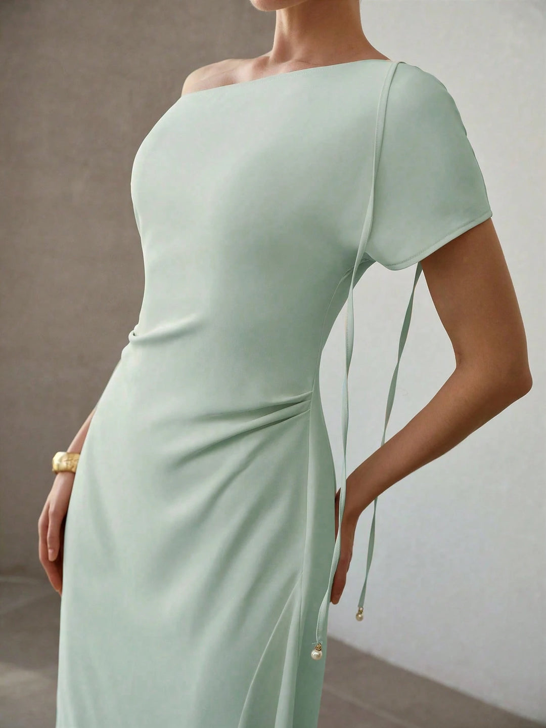 Rochie maxi SHEIN, verde