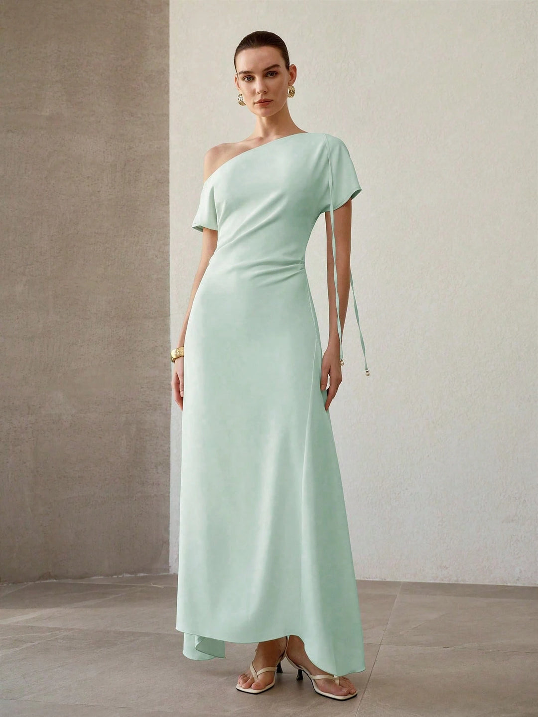 Rochie maxi SHEIN, verde