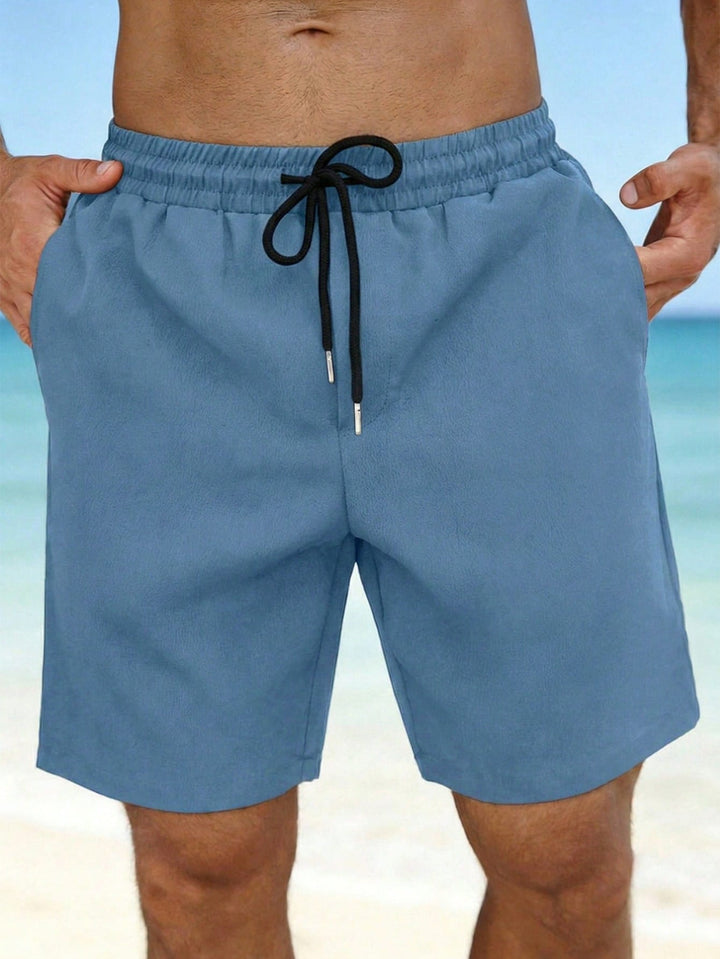 Pantaloni scurți SHEIN, albastru