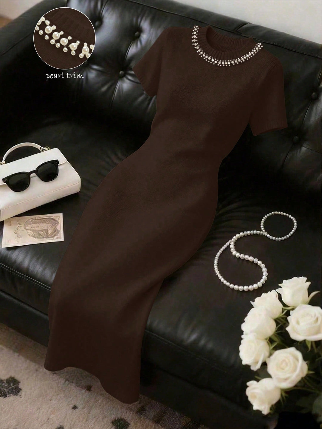 Rochie SHEIN, maro