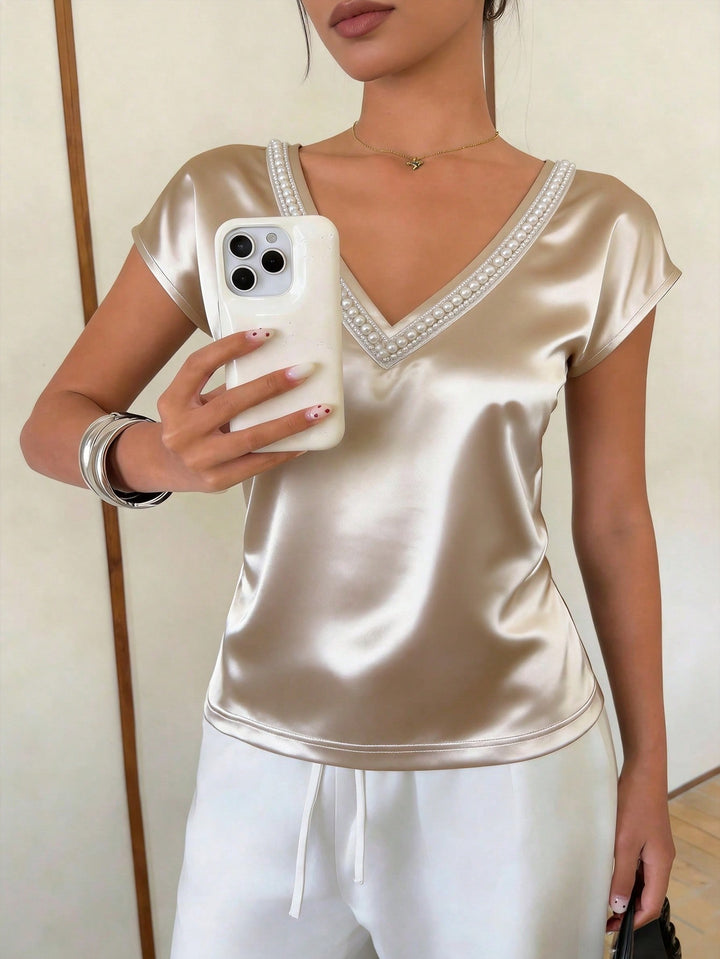 Tricou SHEIN, auriu