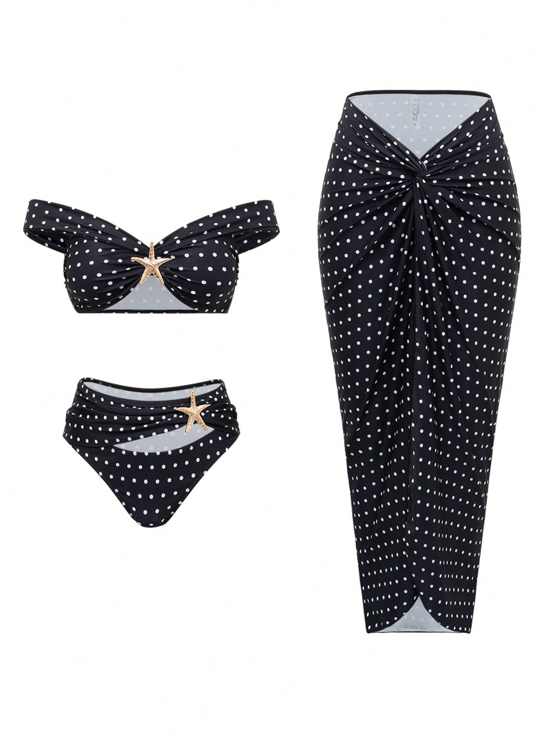 Set bikini SHEIN, negru