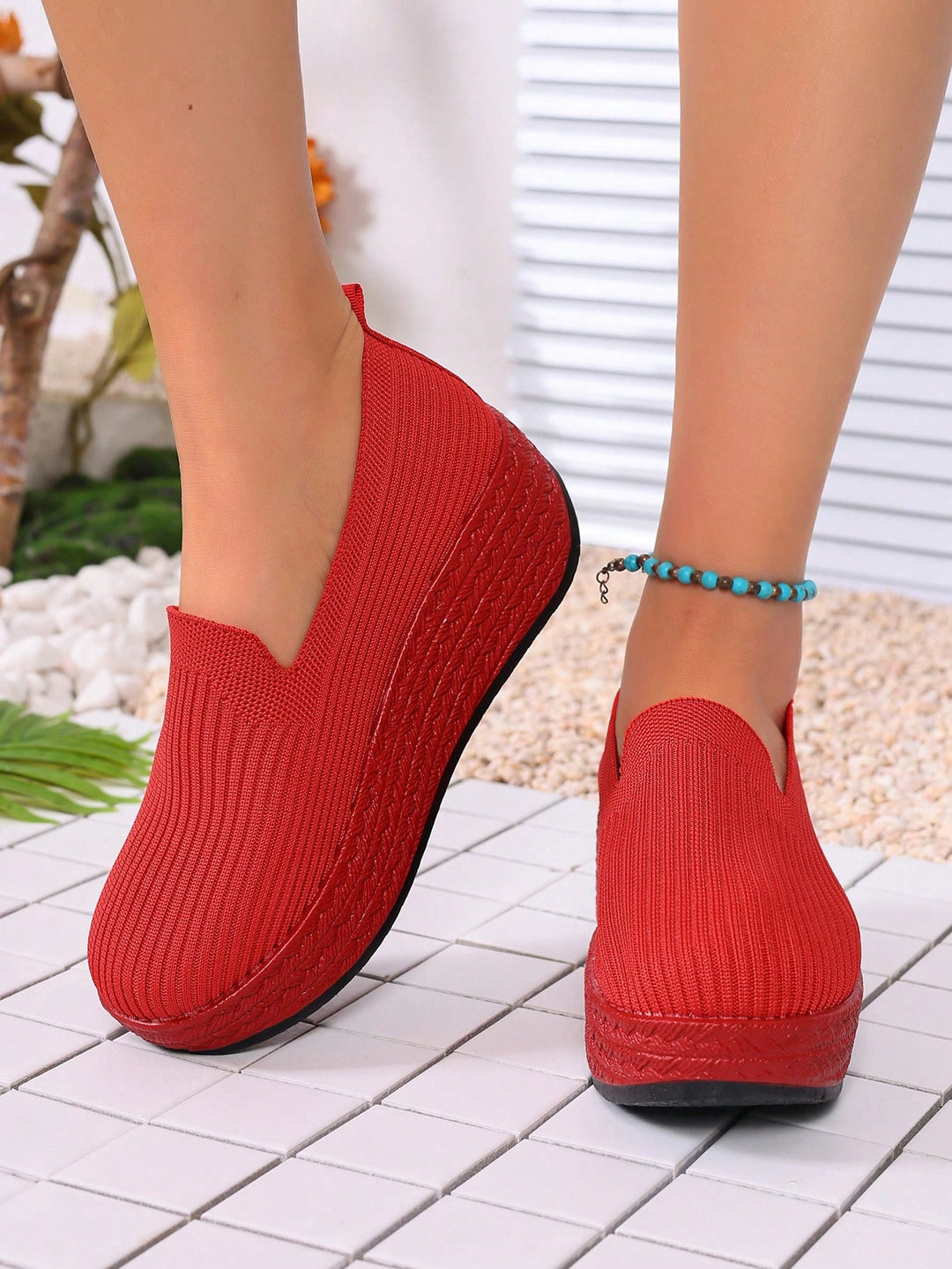 Pantofi sport SHEIN, roșu