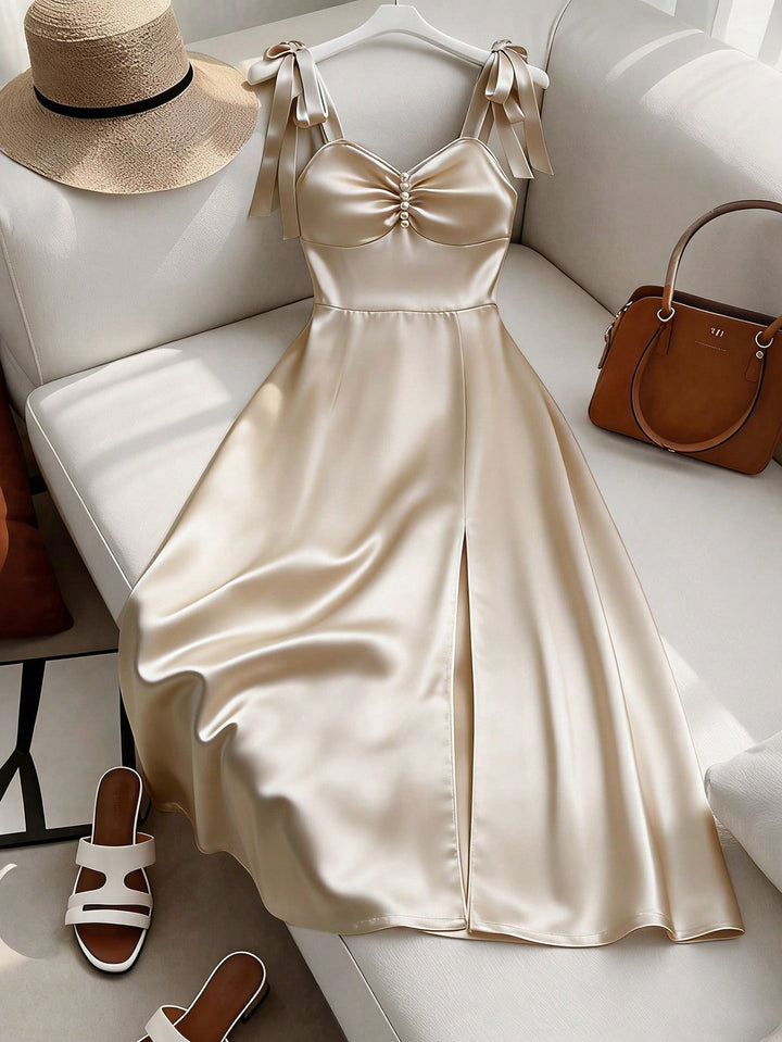 Rochie maxi SHEIN, portocaliu