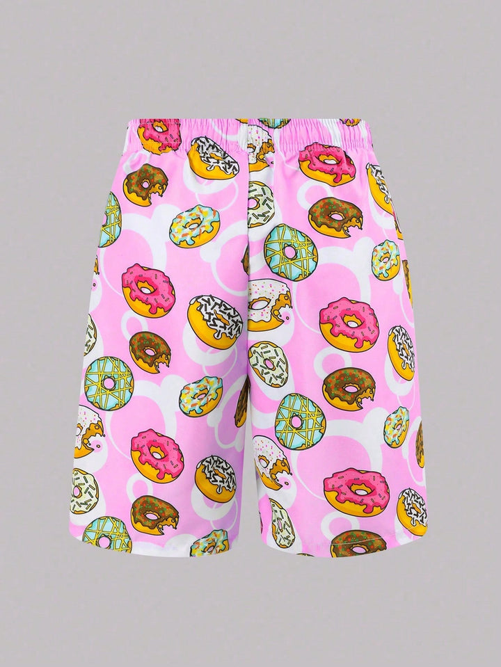 Short de baie SHEIN, roz