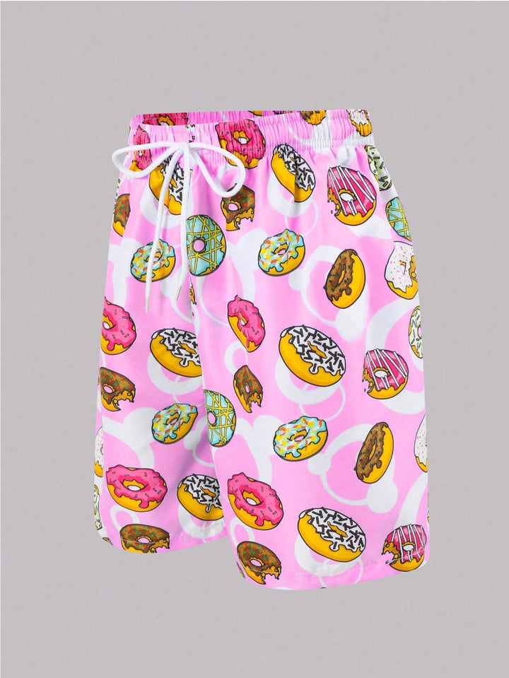 Short de baie SHEIN, roz