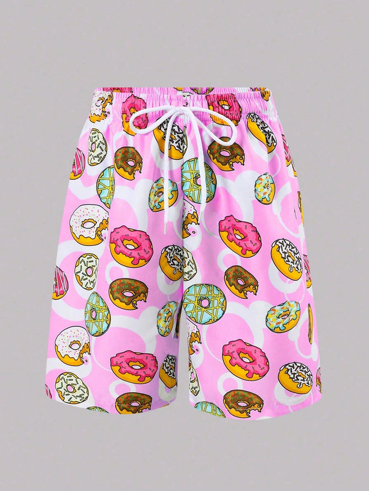 Short de baie SHEIN, roz
