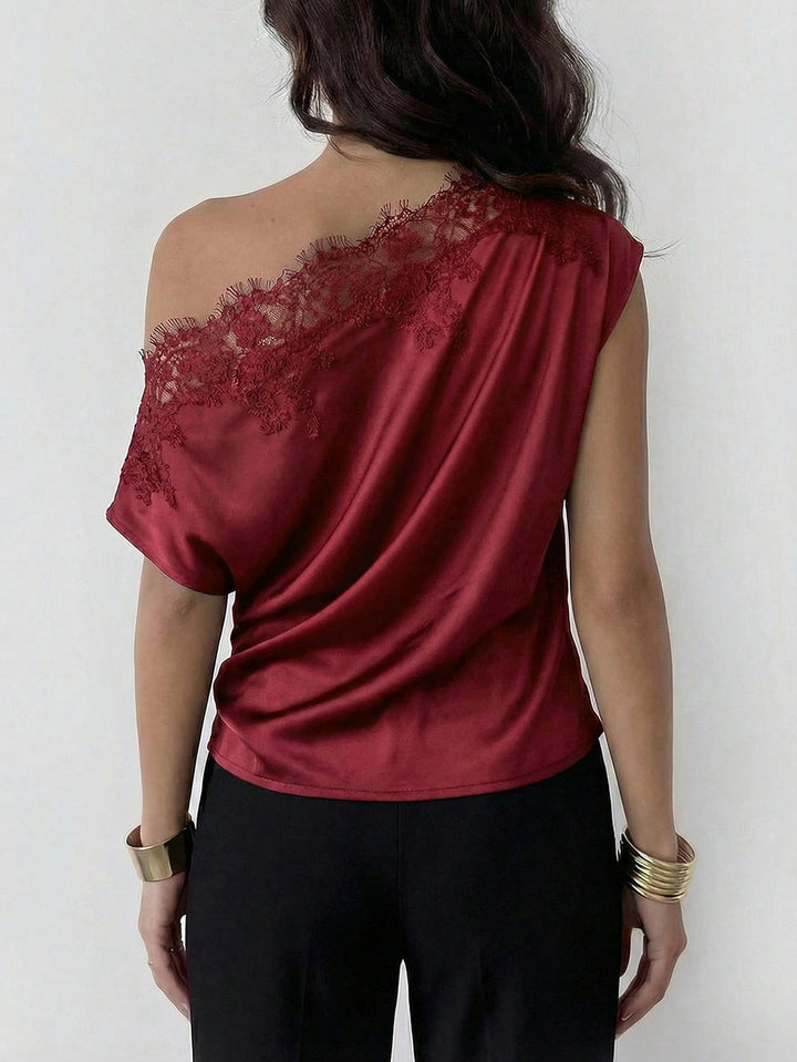 Bluza SHEIN, vișiniu