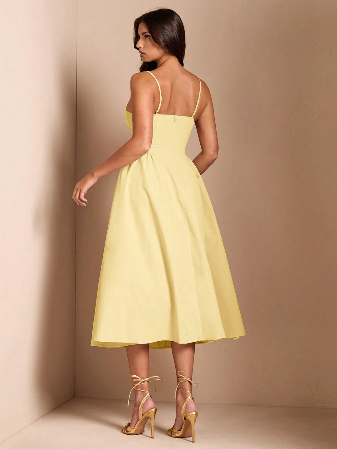 Rochie maxi SHEIN, galben