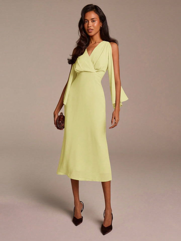 Rochie midi SHEIN, galben