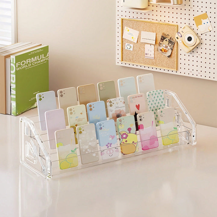 Organizator pentru cosmetice SHEIN, transparent