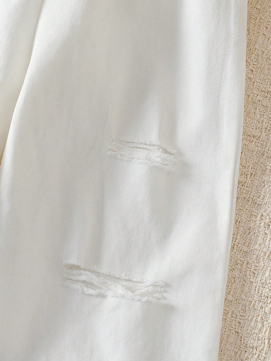 Jeans SHEIN, alb