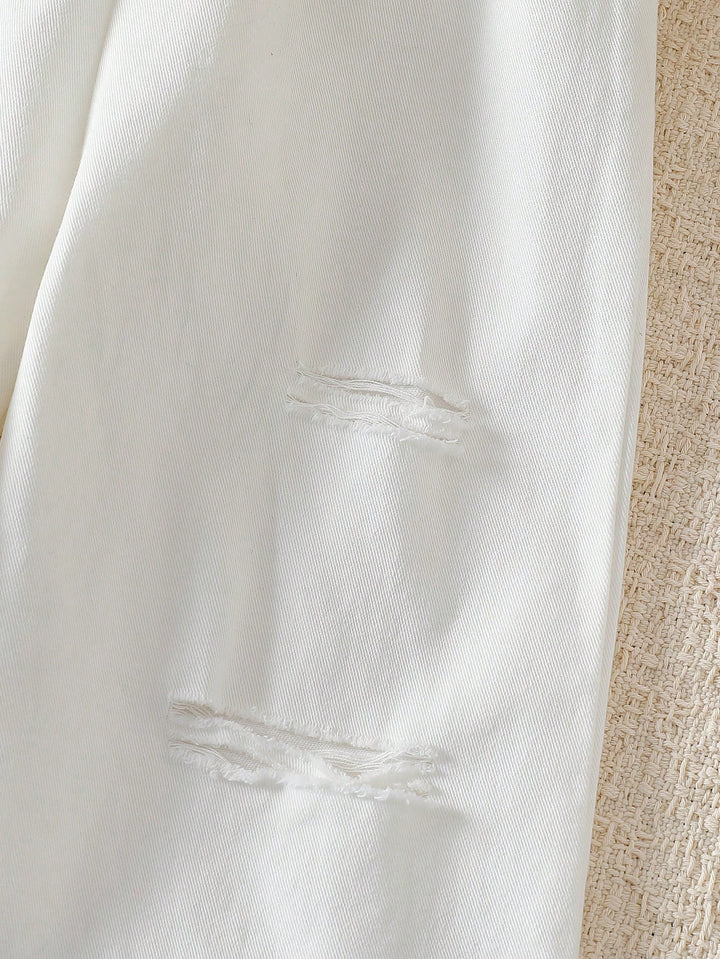 Jeans SHEIN, alb