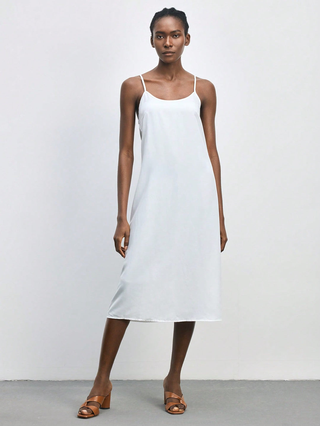 Rochie maxi SHEIN, alb