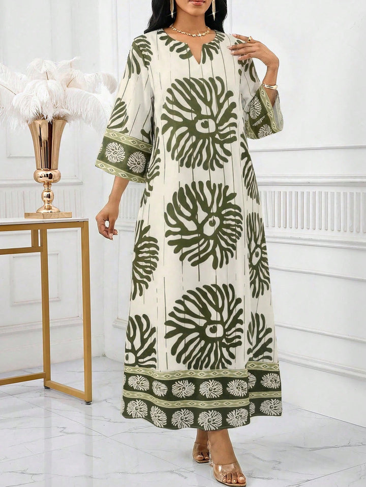 Rochie maxi SHEIN, verde