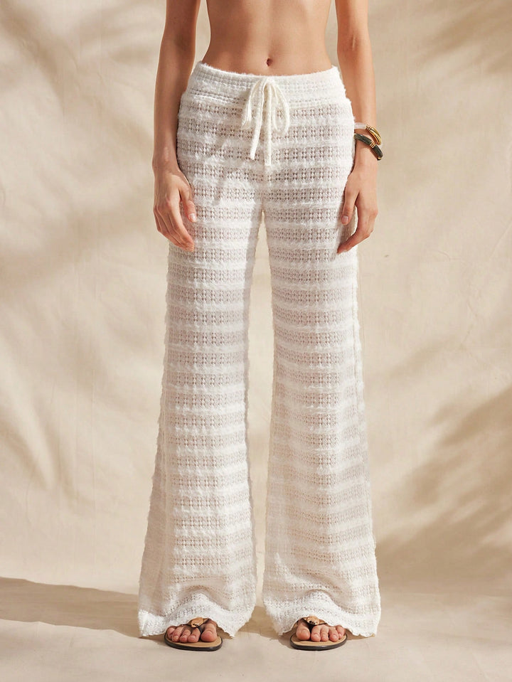 Pantaloni SHEIN, alb