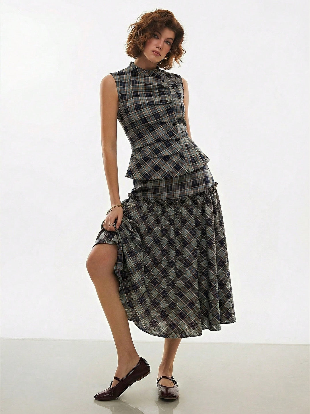 Top SHEIN, turcoaz