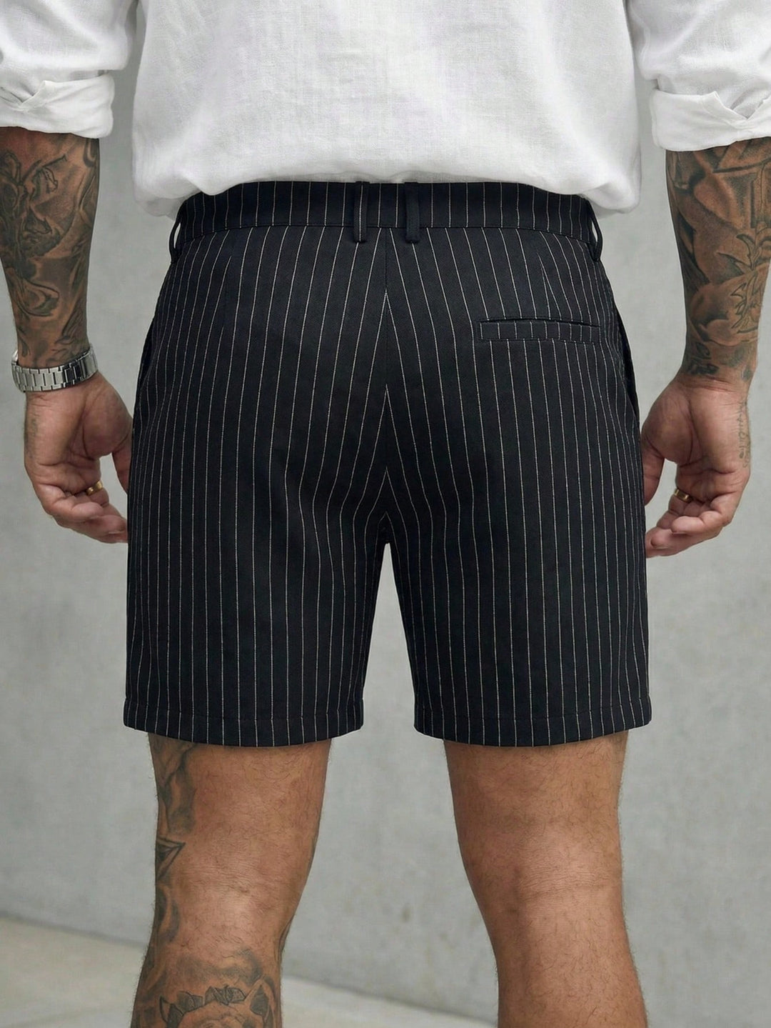 Pantaloni scurți SHEIN, negru