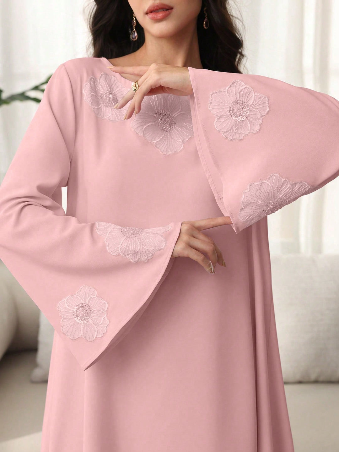 Rochie maxi SHEIN, roz