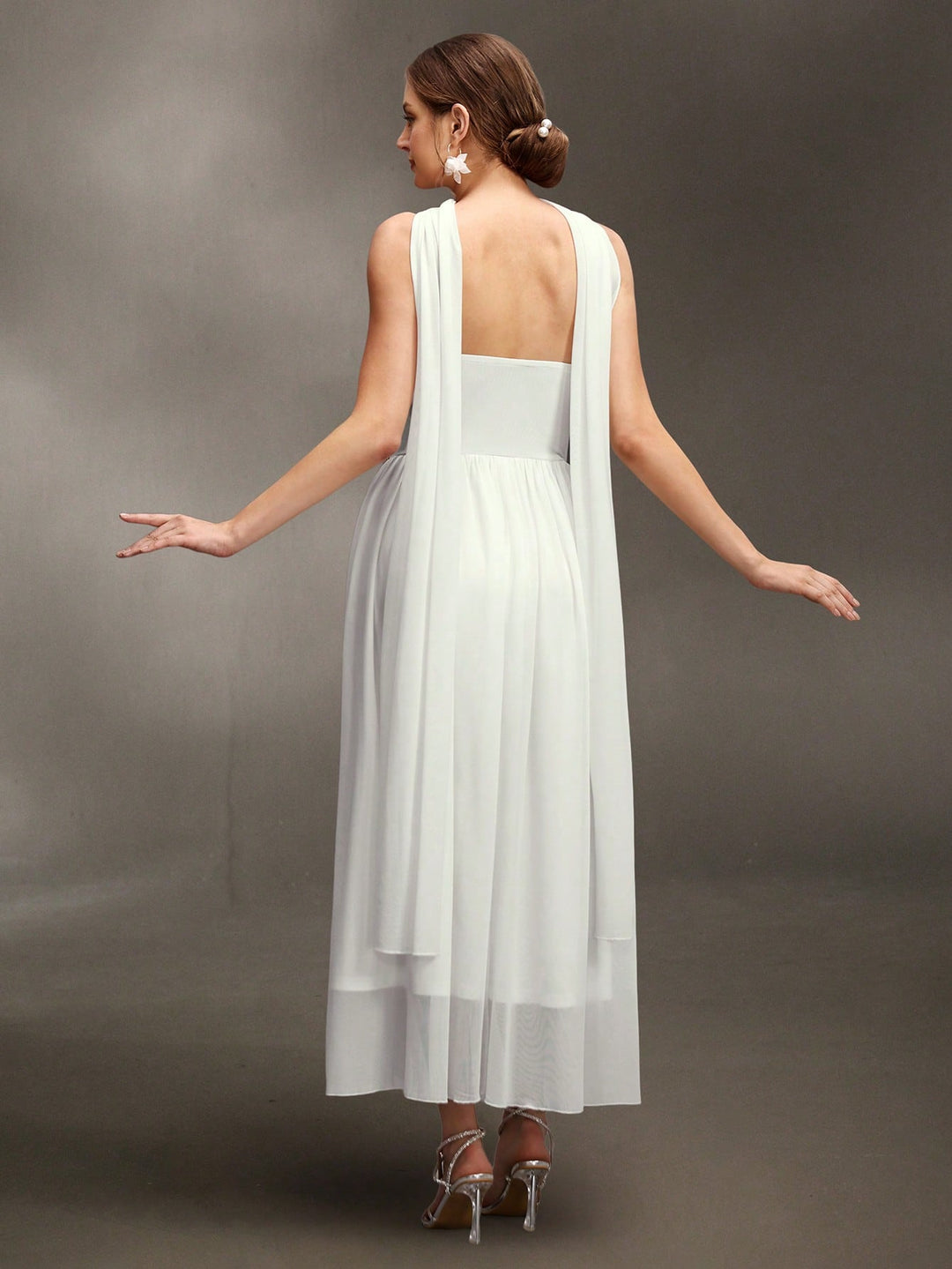 Rochie pentru gravide SHEIN, alb