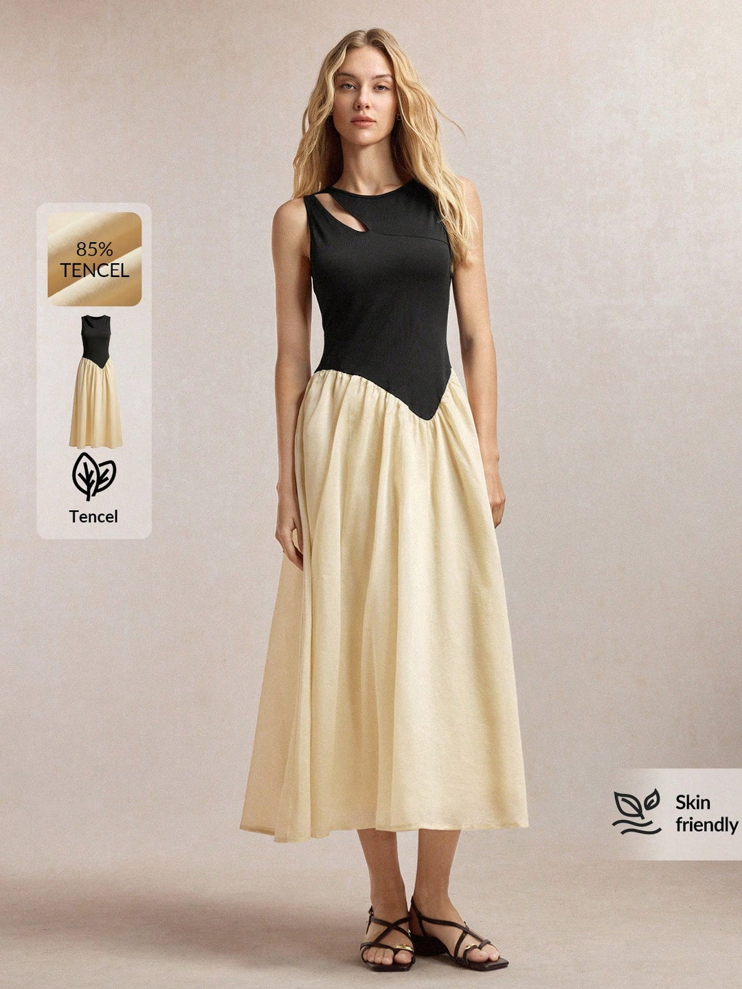 Rochie maxi SHEIN, mix culori