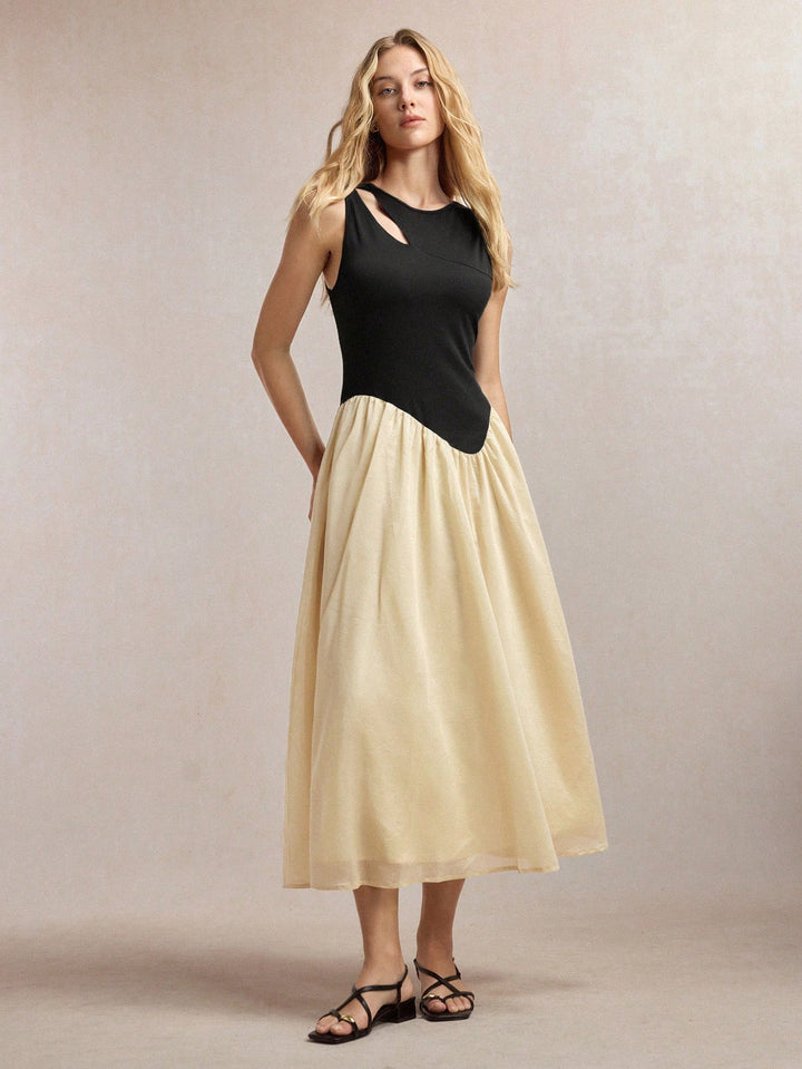 Rochie maxi SHEIN, mix culori