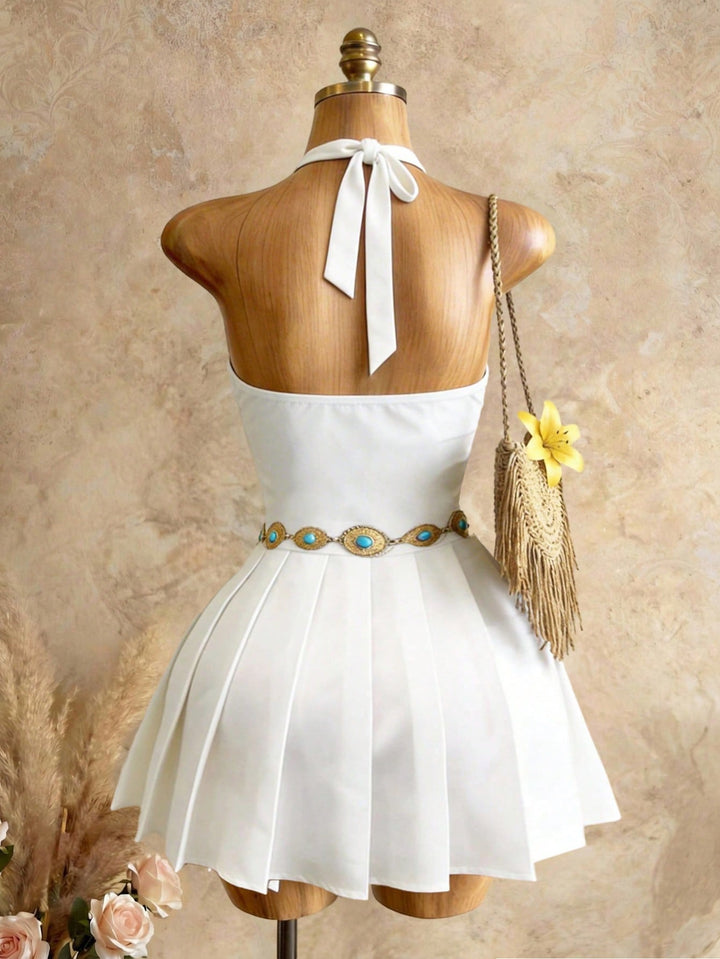 Rochie scurtă SHEIN, alb