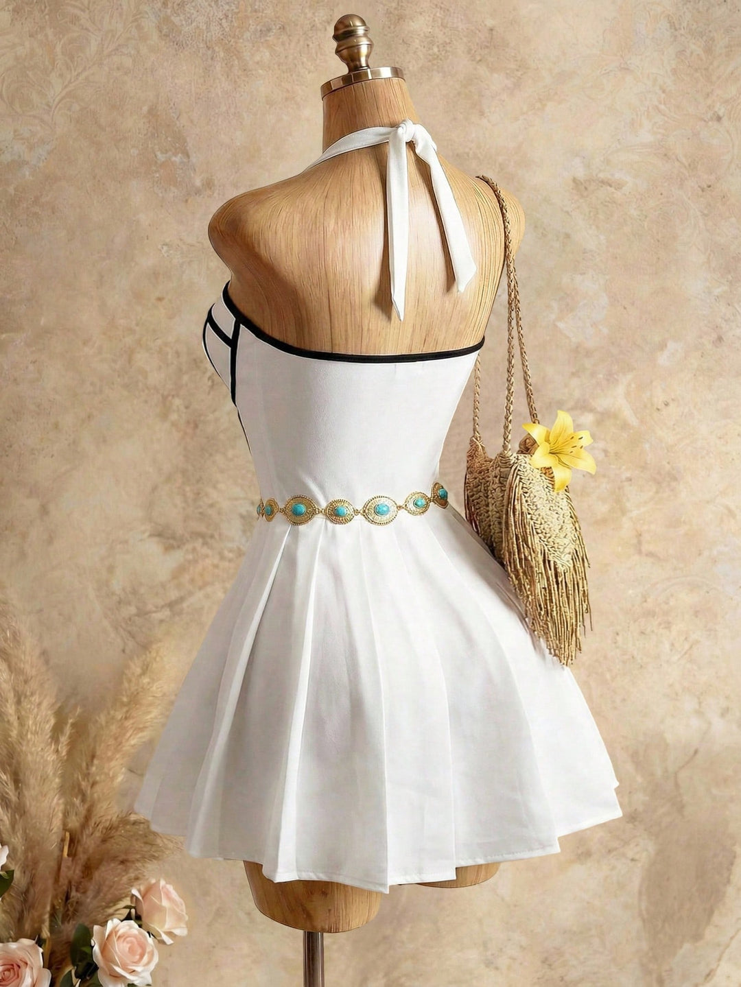 Rochie scurtă SHEIN, alb