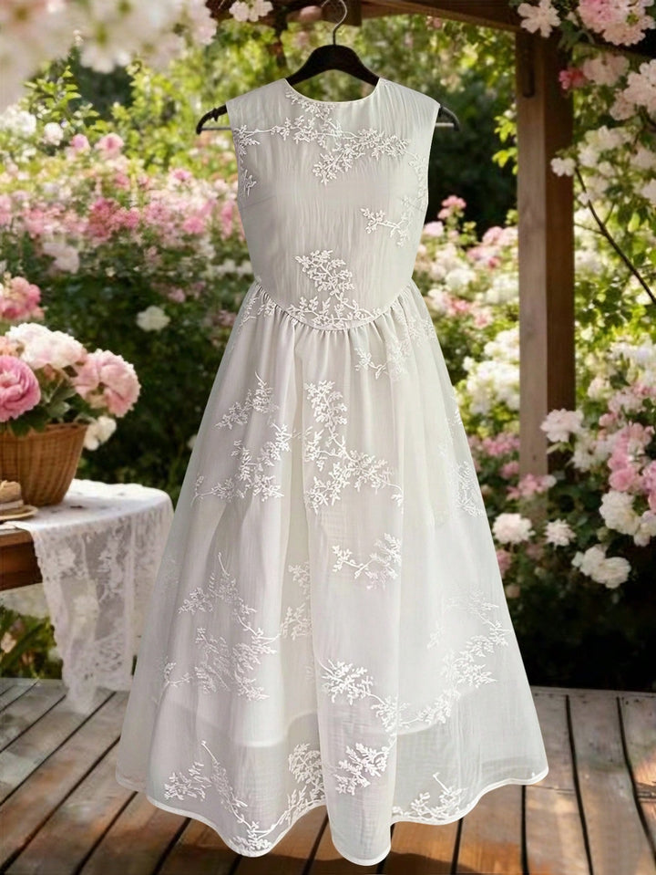 Rochie maxi SHEIN, alb