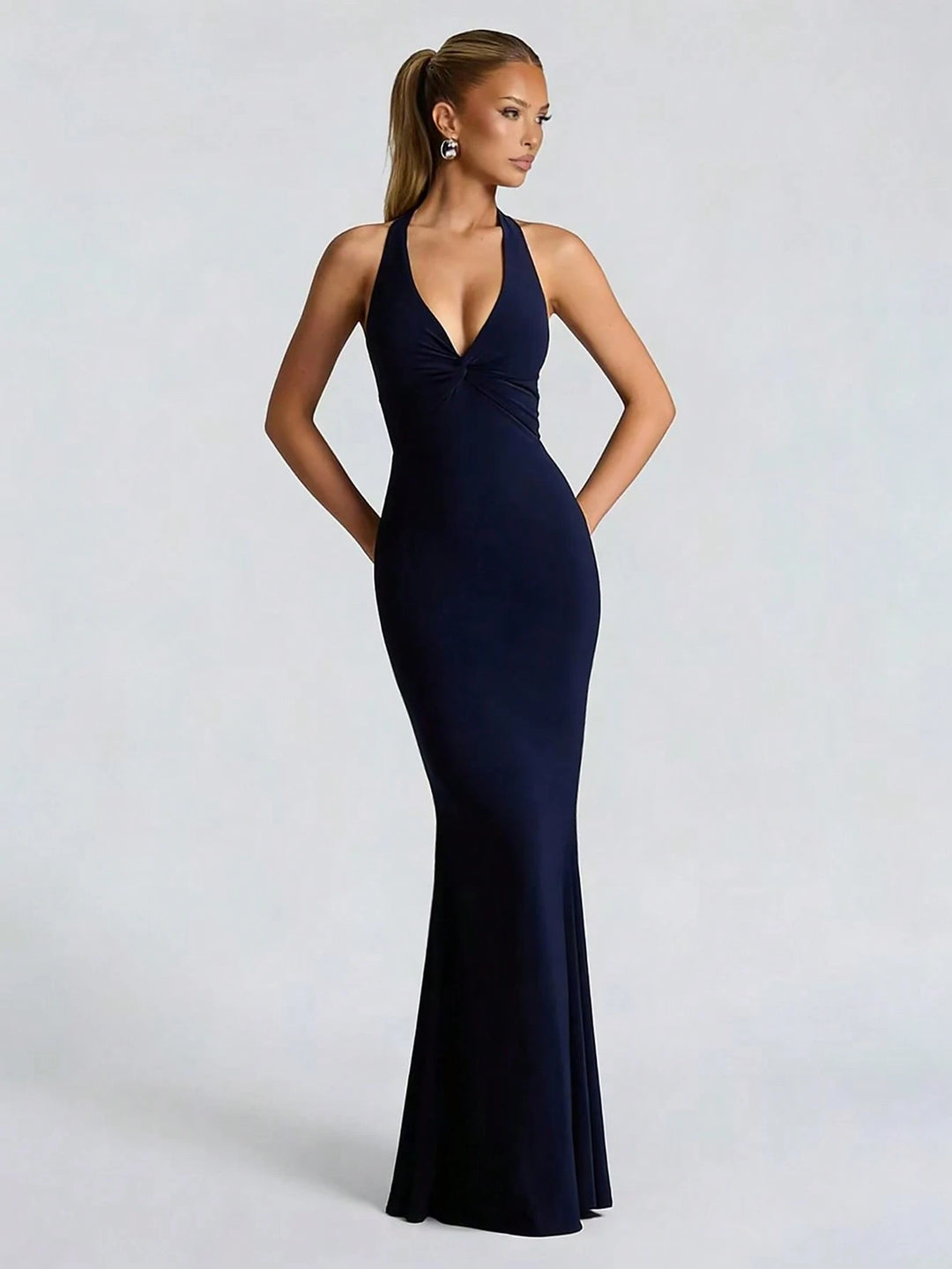 Rochie maxi SHEIN, albastru